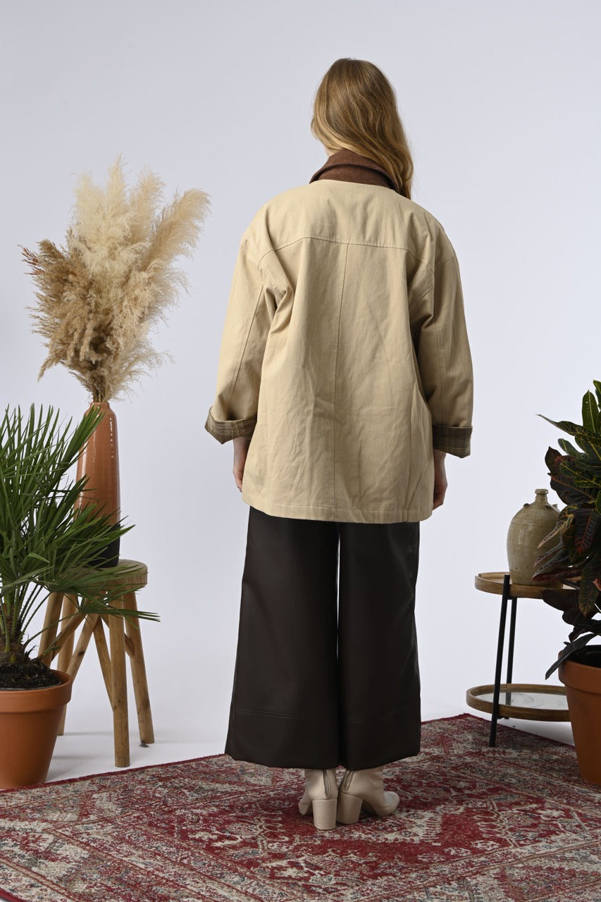 CHAQUETA DUSTY BEIGE