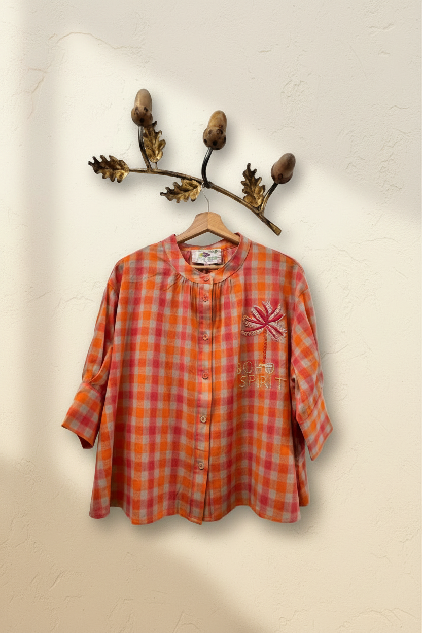 CAMISA SIMONE CARREUX ORANGE