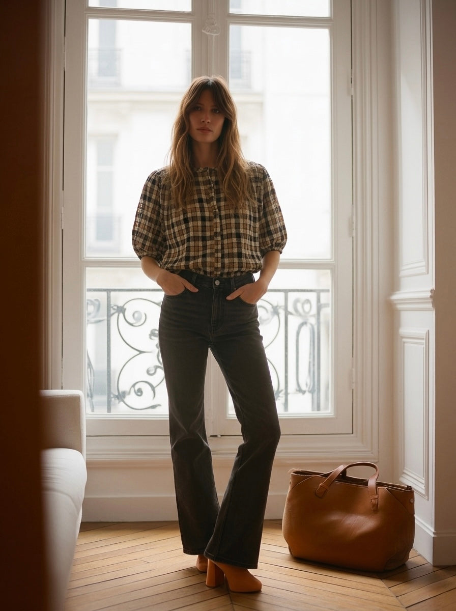 CAMISA ARIZONA CARREAUX CHOCO