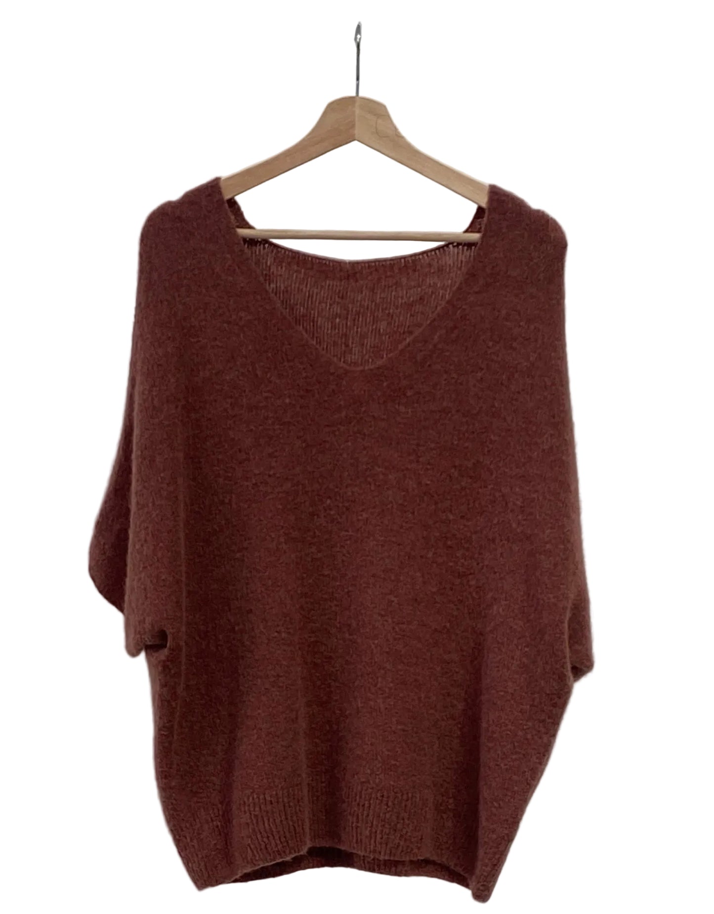 JERSEY GRETEL MERINO ROSEWOOD