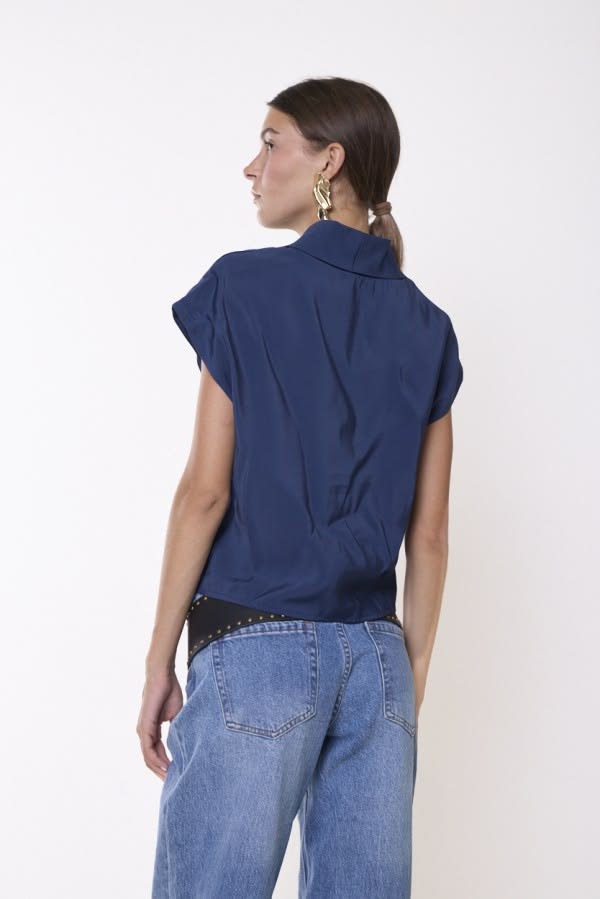 TOP ROMY NAVY