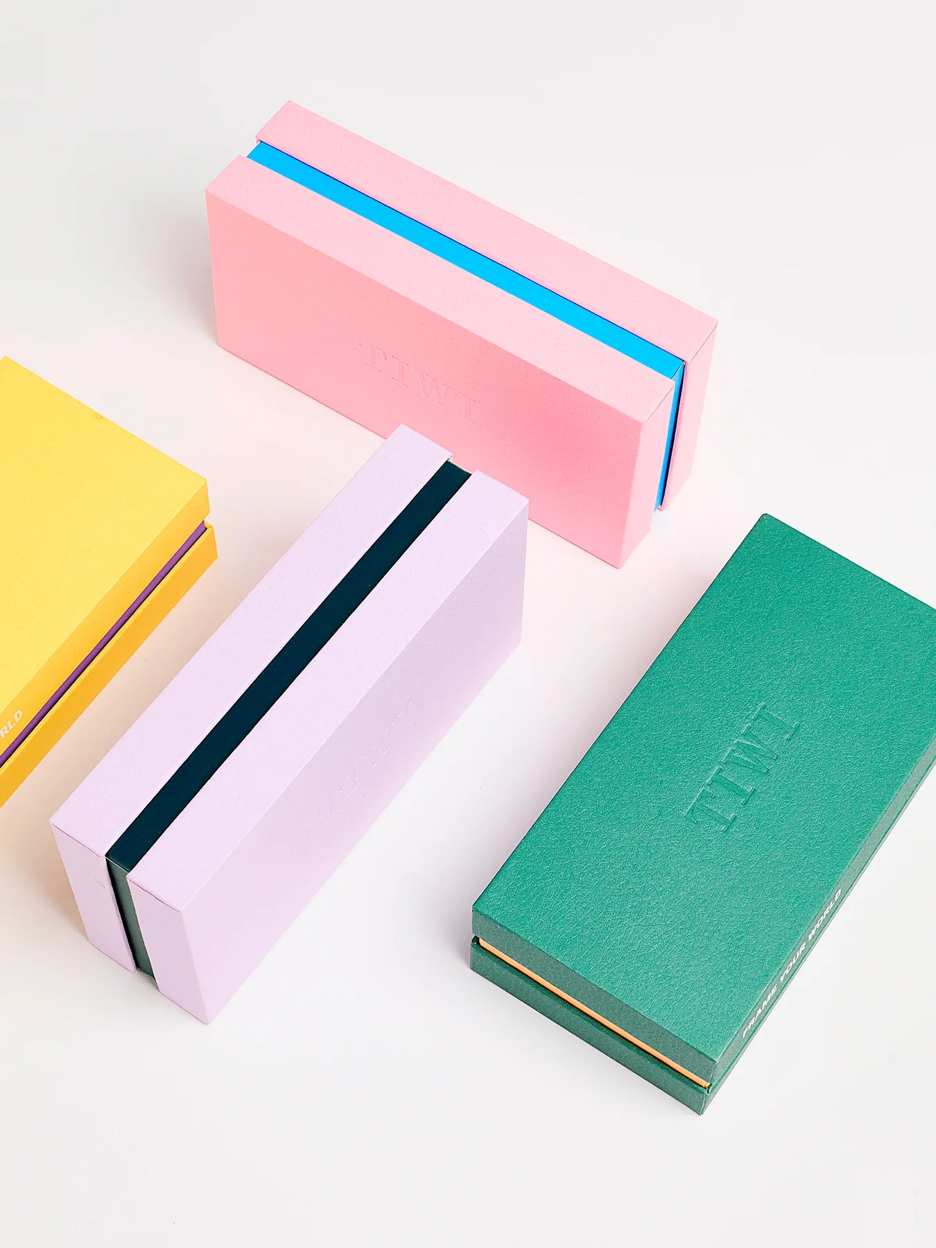 VALETTE TRICOLOR RED/PINK/BEIGE