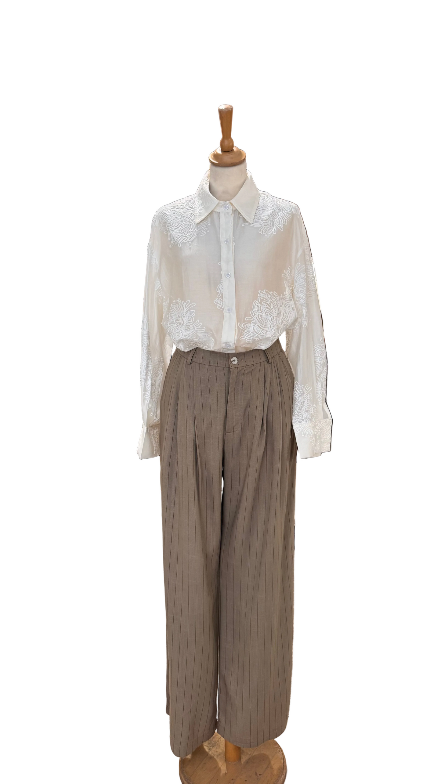 PANTALÓN NEREA LINEN CAMEL