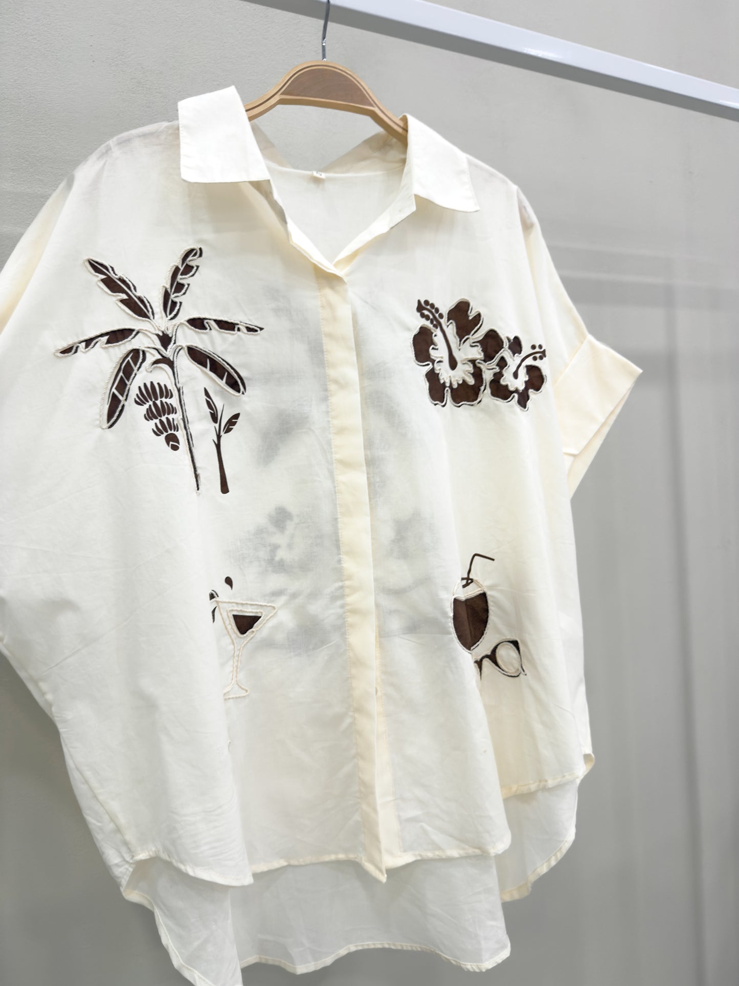 CAMISA PALM SPRINGS BUTTER