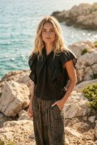 TOP ARANTXA DARK BROWN