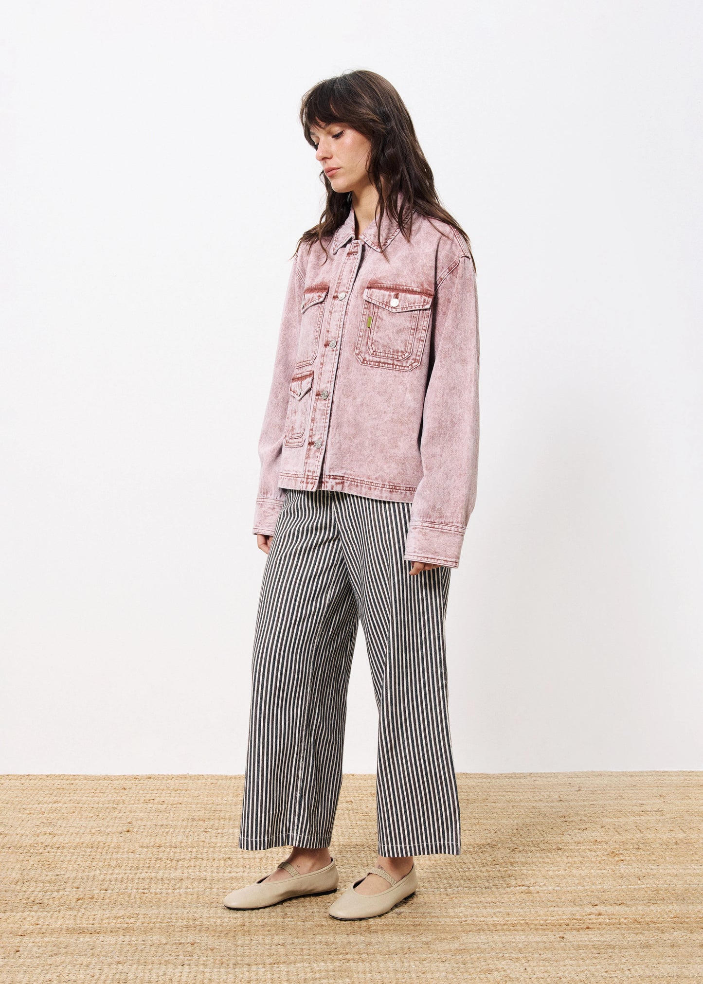 CAZADORA DAINA PINK DENIM