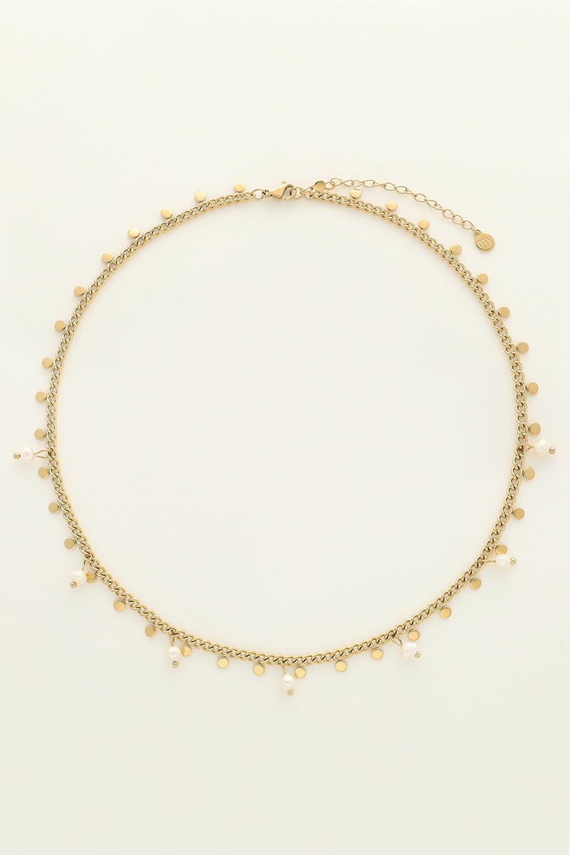 COLLAR THALAS PEARL & COIN