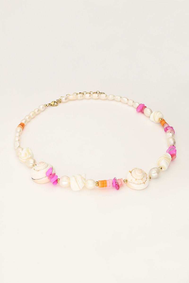 COLLAR TAHITÍ PEARL FRAISE