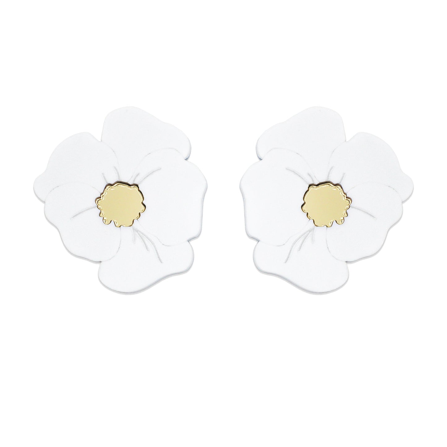 PENDIENTES CAMBOYA BLANCO - Sister Birkin