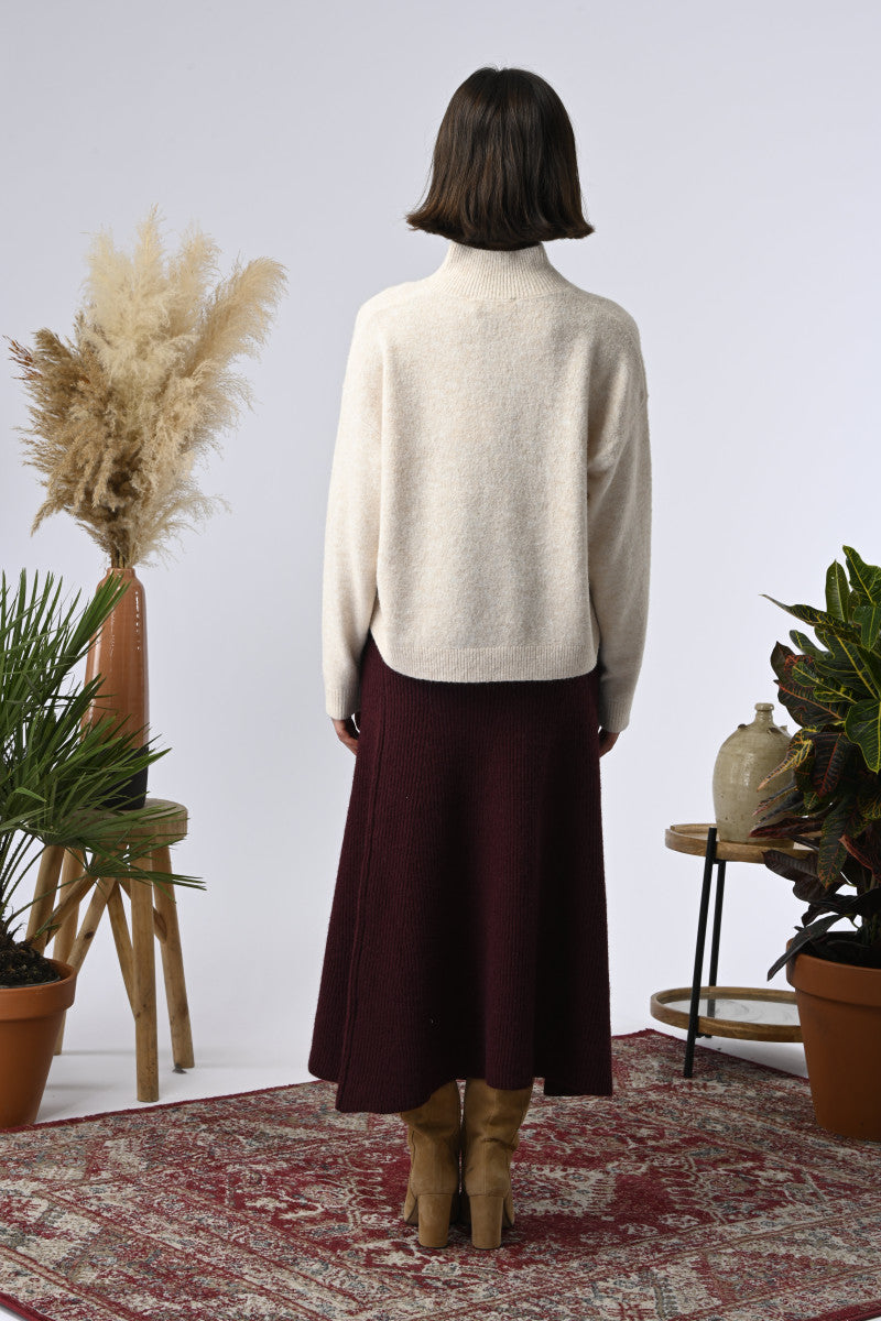 JERSEY NATHANIELLE ECRU MELANGE