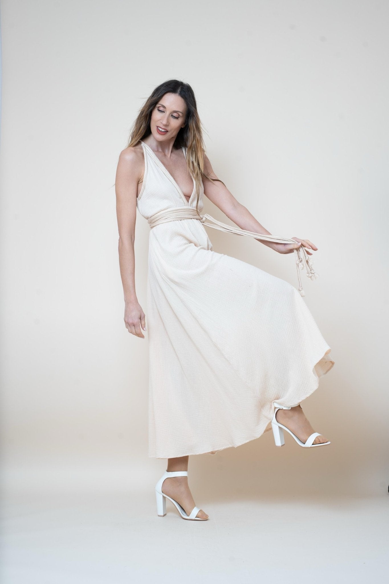 VESTIDO ARTEMISA VANILLA - Sister Birkin
