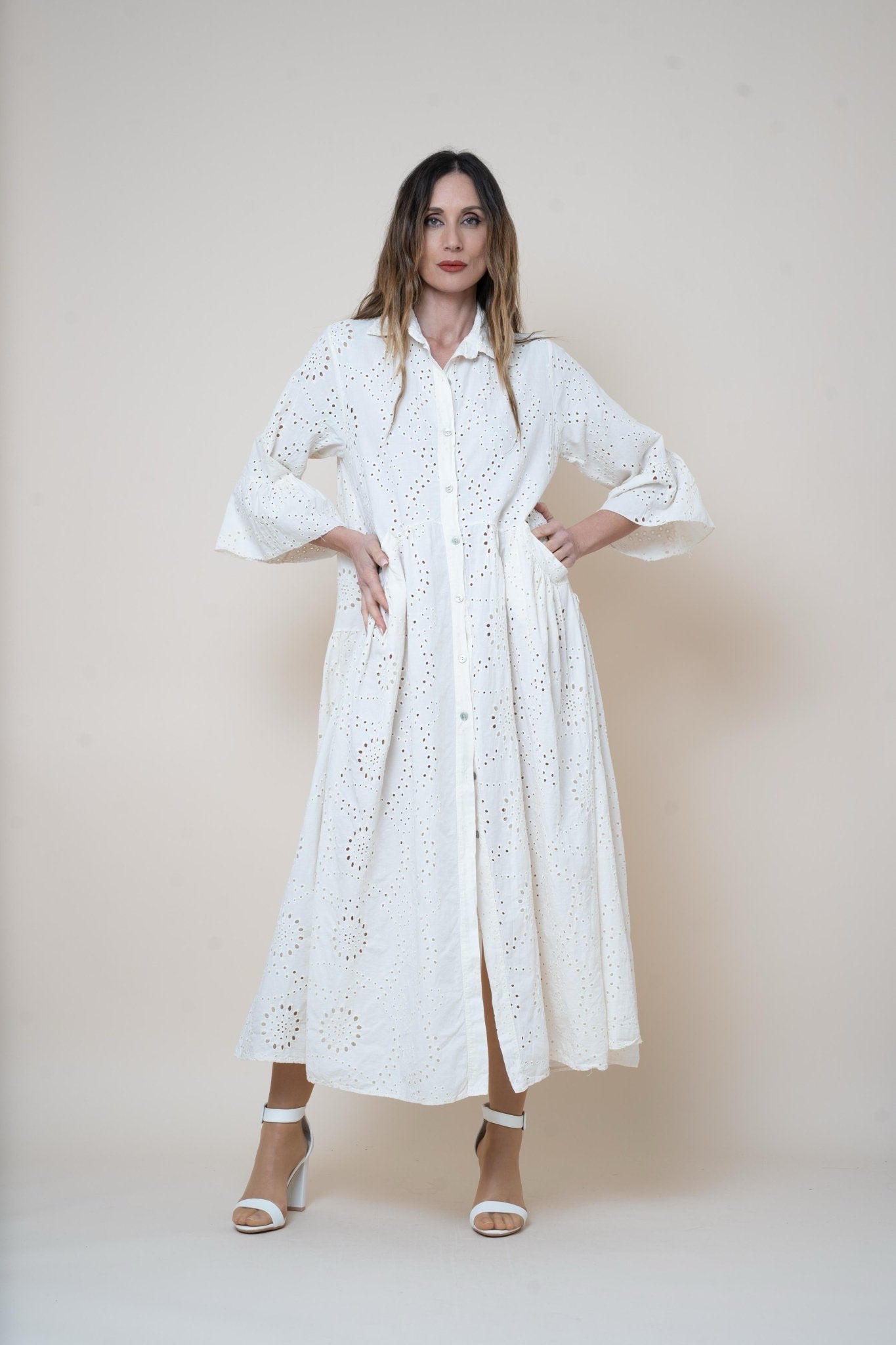 VESTIDO BORDADO MACARENA - Sister Birkin