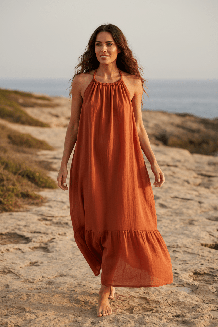 VESTIDO SKIATHOS - Sister Birkin