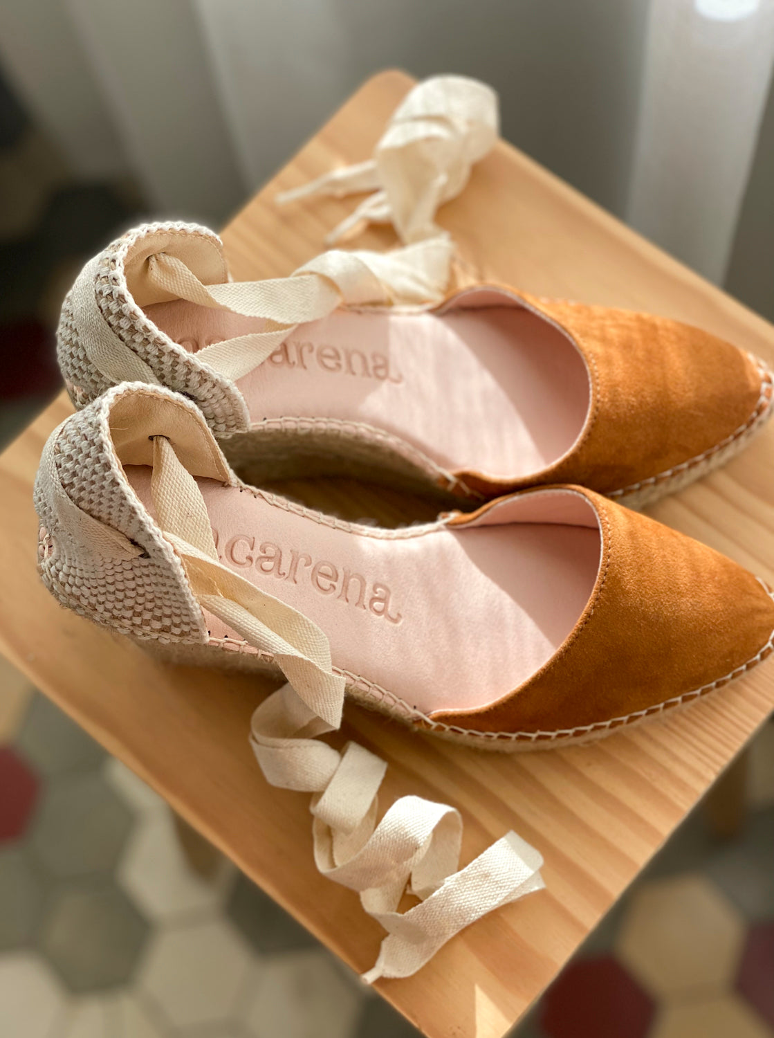 ALPARGATA DE ANTE DENISSE CAMEL - Sister Birkin