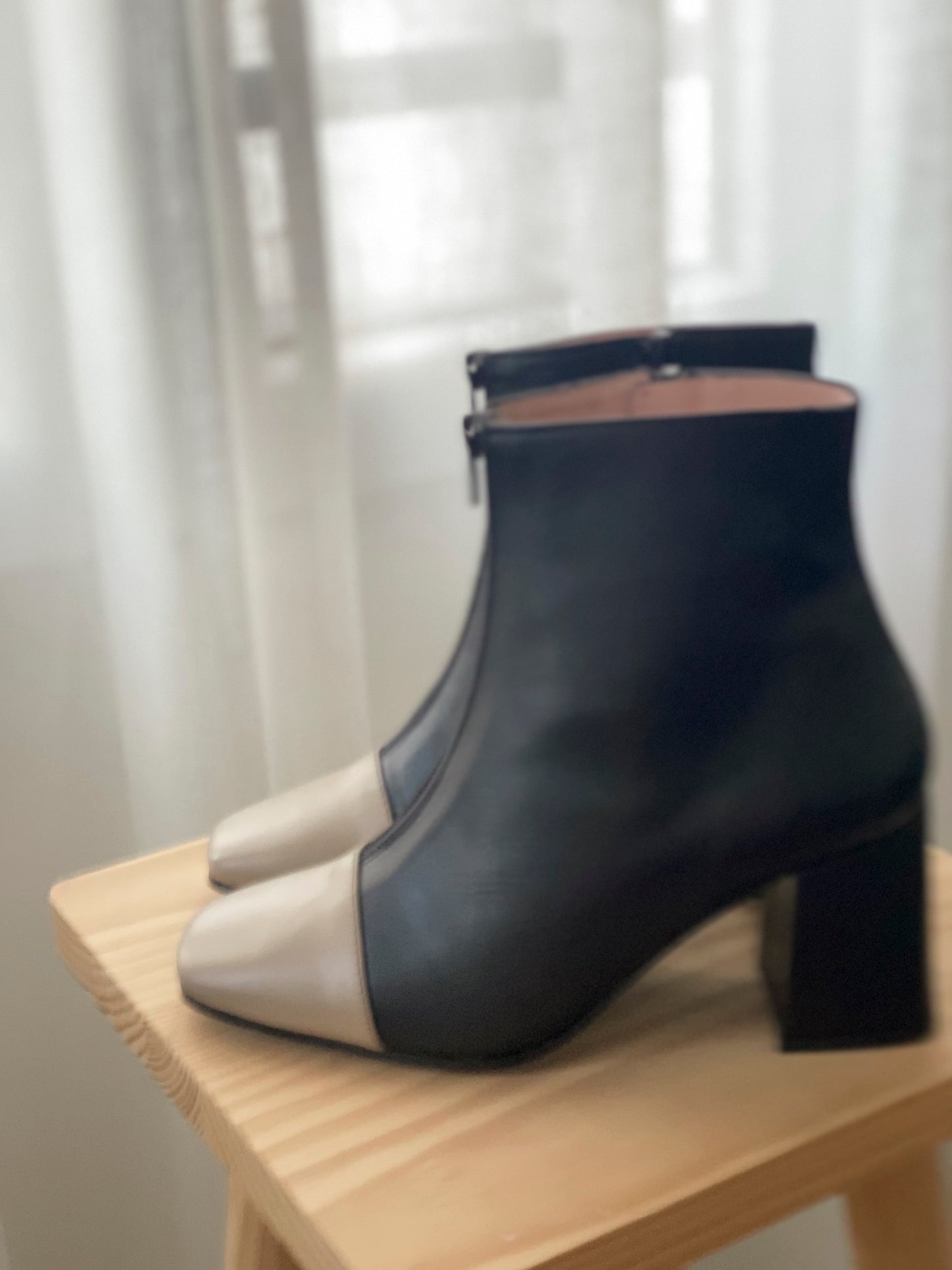 BOTÍN BICOLOR COCO BLACK - Sister Birkin