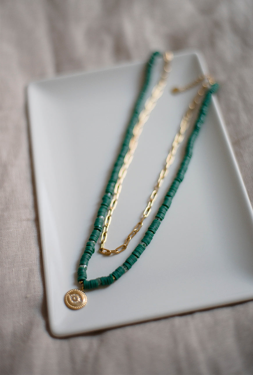 COLLAR ANTIBES VERT - Sister Birkin