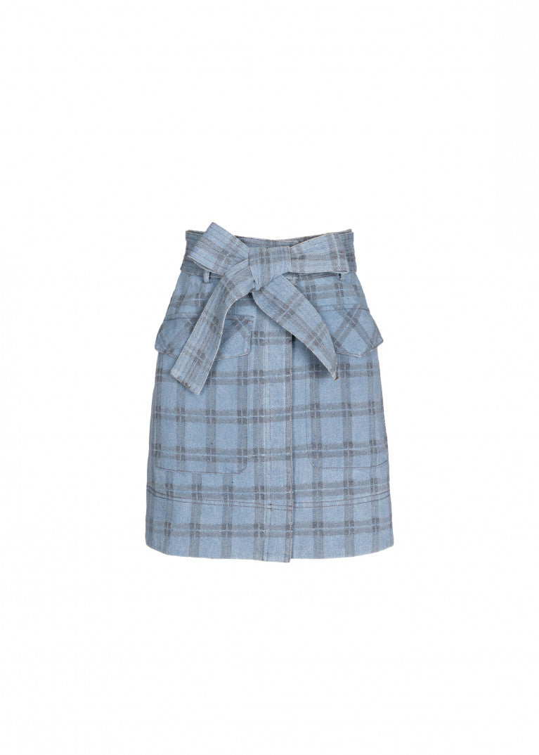 FALDA ORIANA BLEU - Sister Birkin