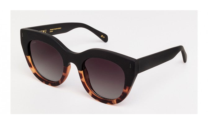 ROSETTA BLACK / GREEN TORTOISE