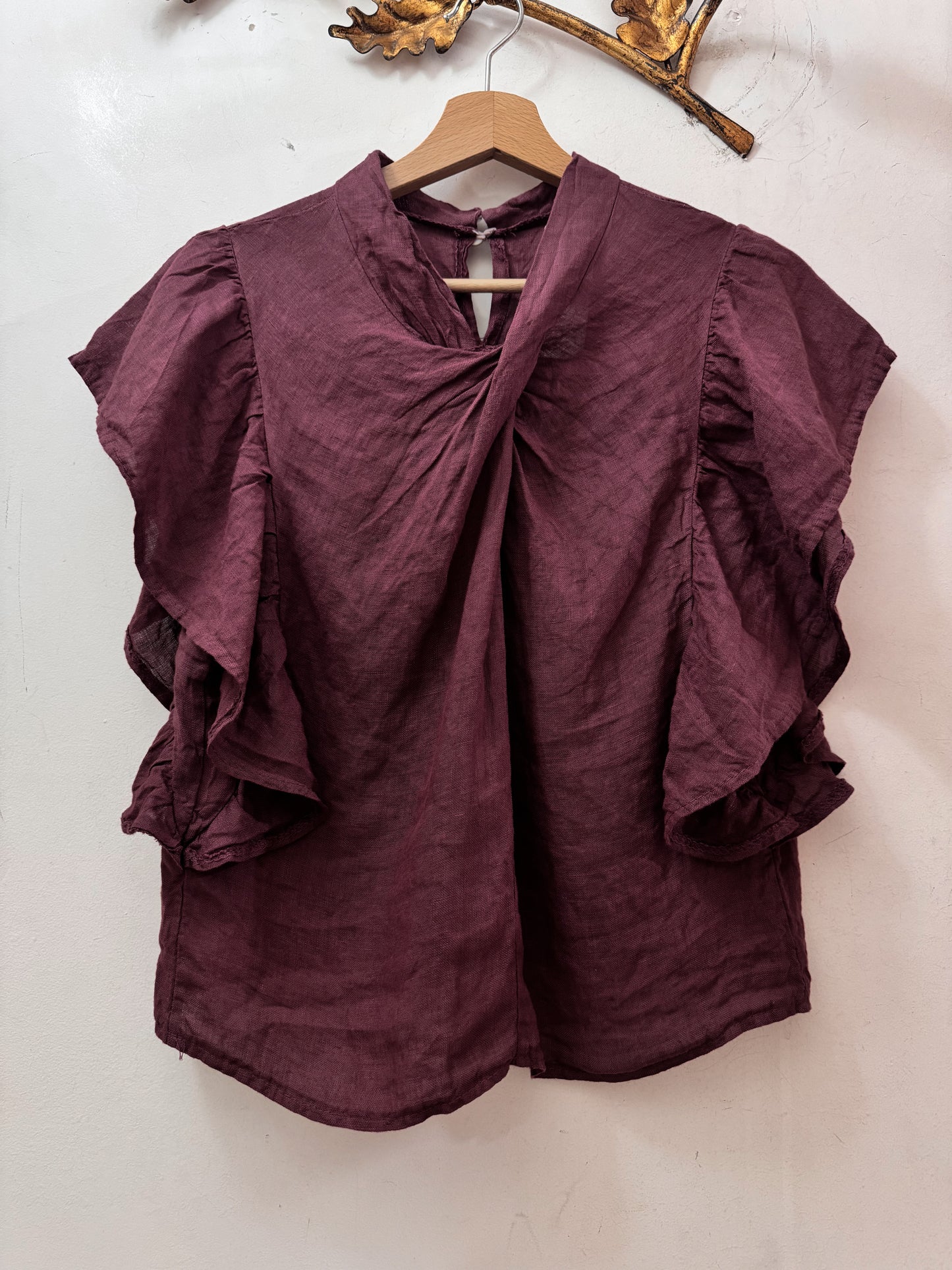 TOP ARANTXA PLUM