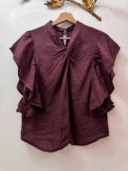 TOP ARANTXA PLUM