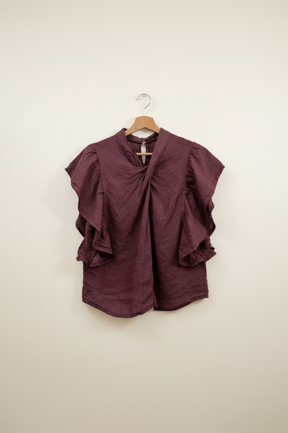 TOP ARANTXA PLUM