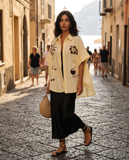 CAMISA PALM SPRINGS BUTTER