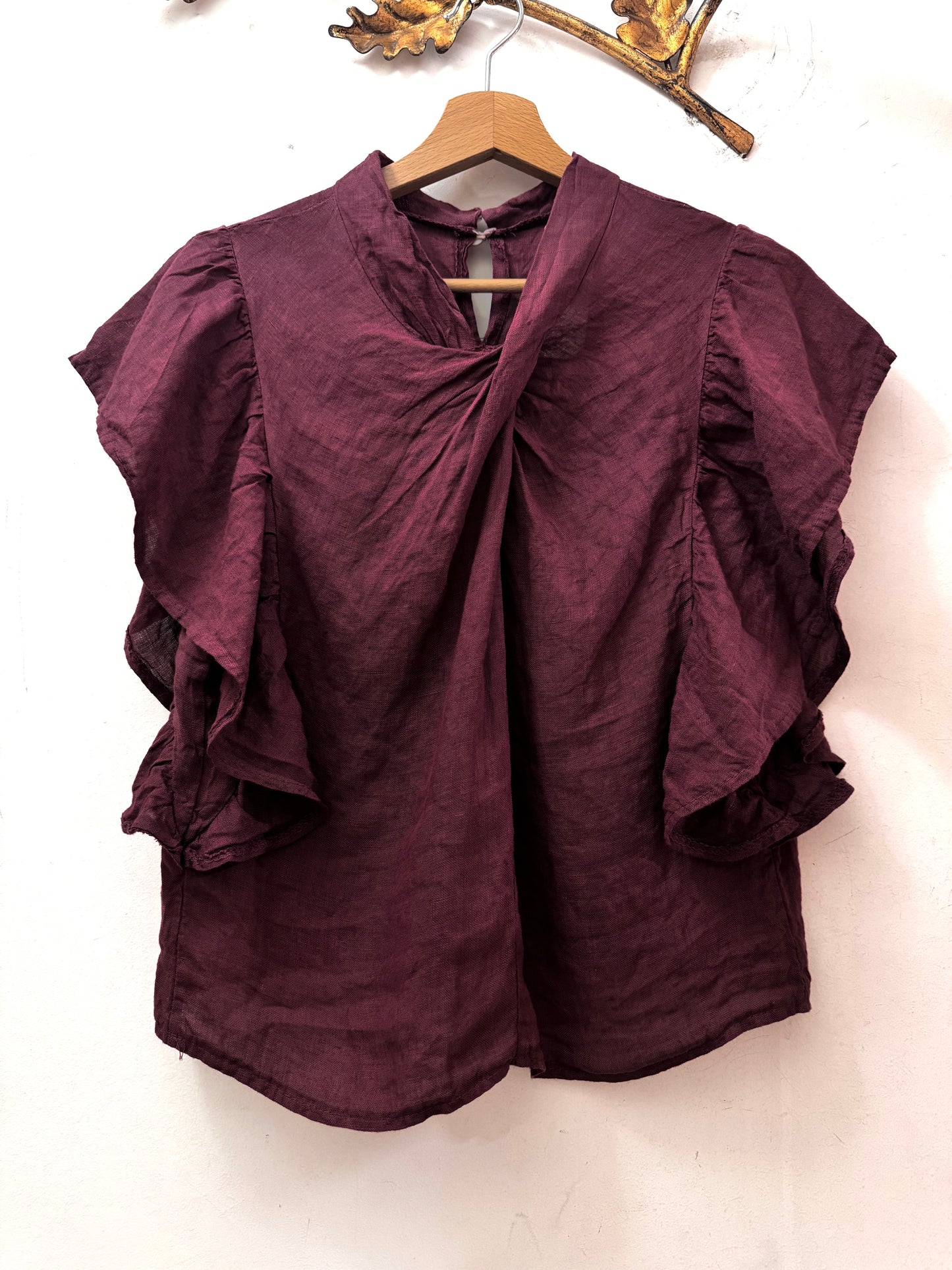 TOP ARANTXA PLUM