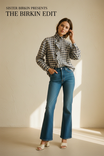 CAMISA BETH VICHY BLUE