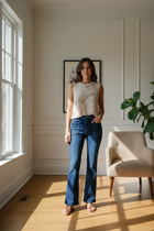 TOP MIREN CROCHET APRICOT