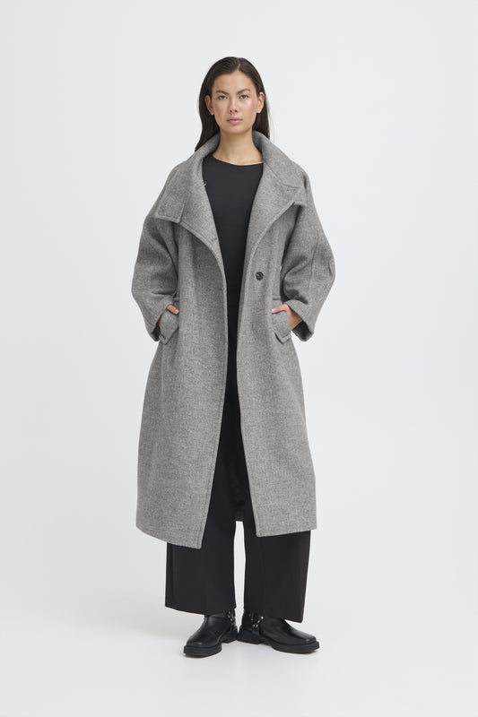 ABRIGO GAZIVA  MELANGE GREY