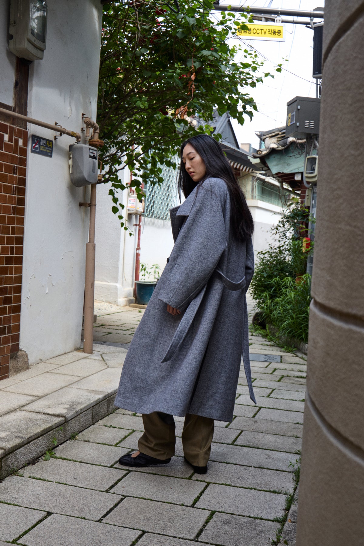 ABRIGO GAZIVA  MELANGE GREY