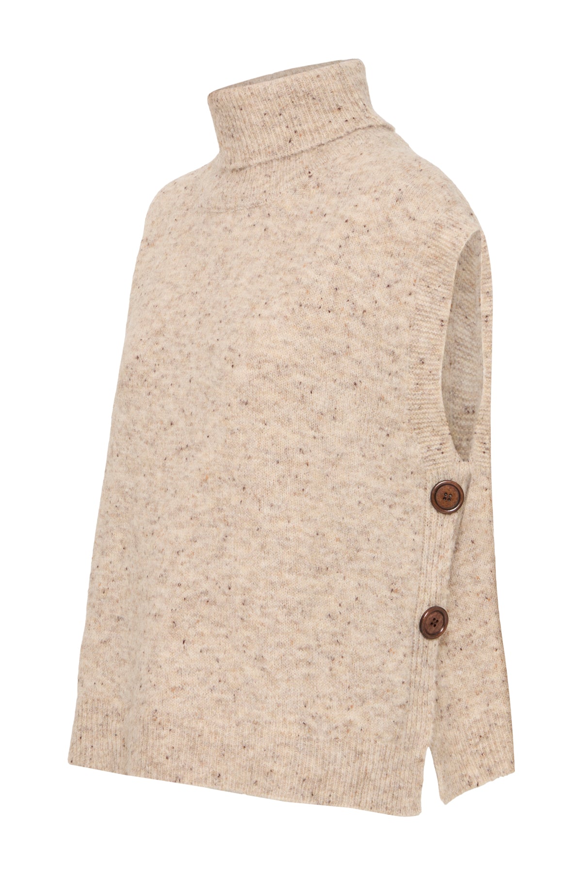 PONCHO LOTUS STONE MELANGE