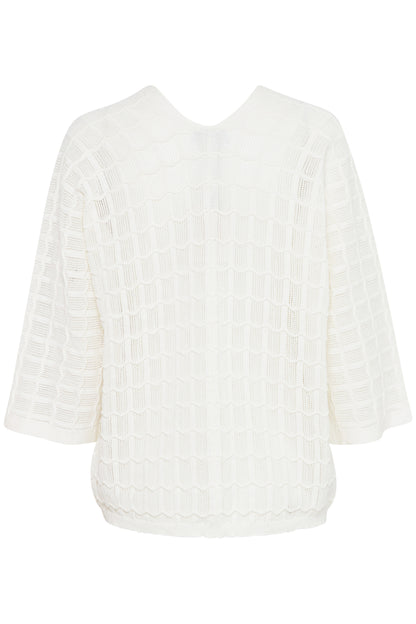 CARDIGAN CALADO ANIKA ECRU