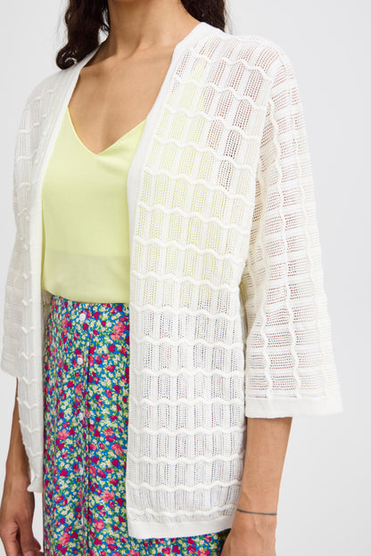 CARDIGAN CALADO ANIKA ECRU