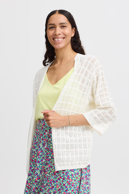 CARDIGAN CALADO ANIKA ECRU