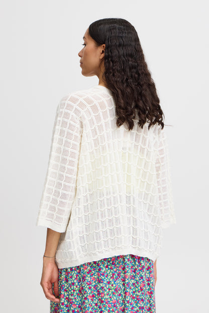 CARDIGAN CALADO ANIKA ECRU