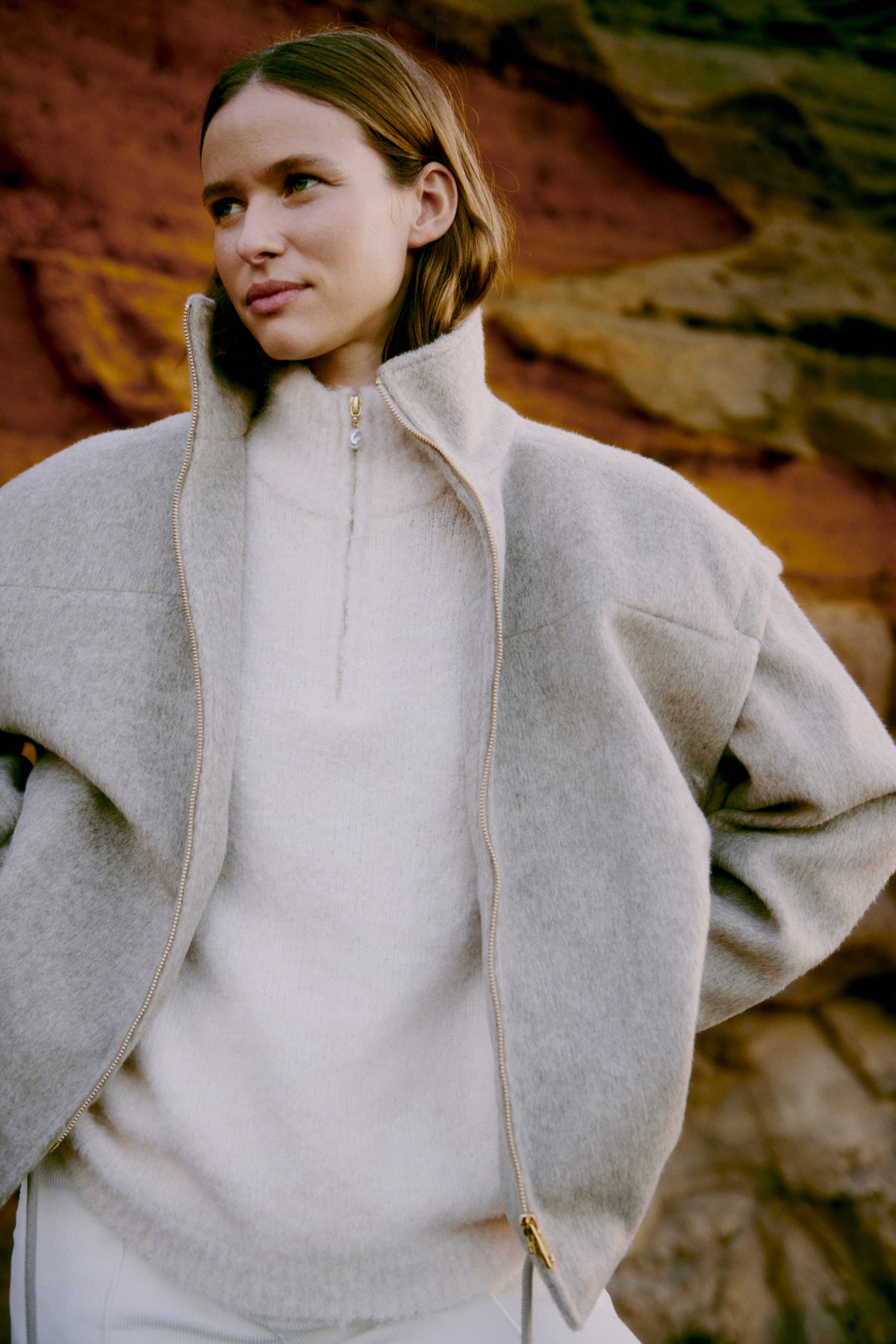 CHAQUETA CECILIA TAUPE