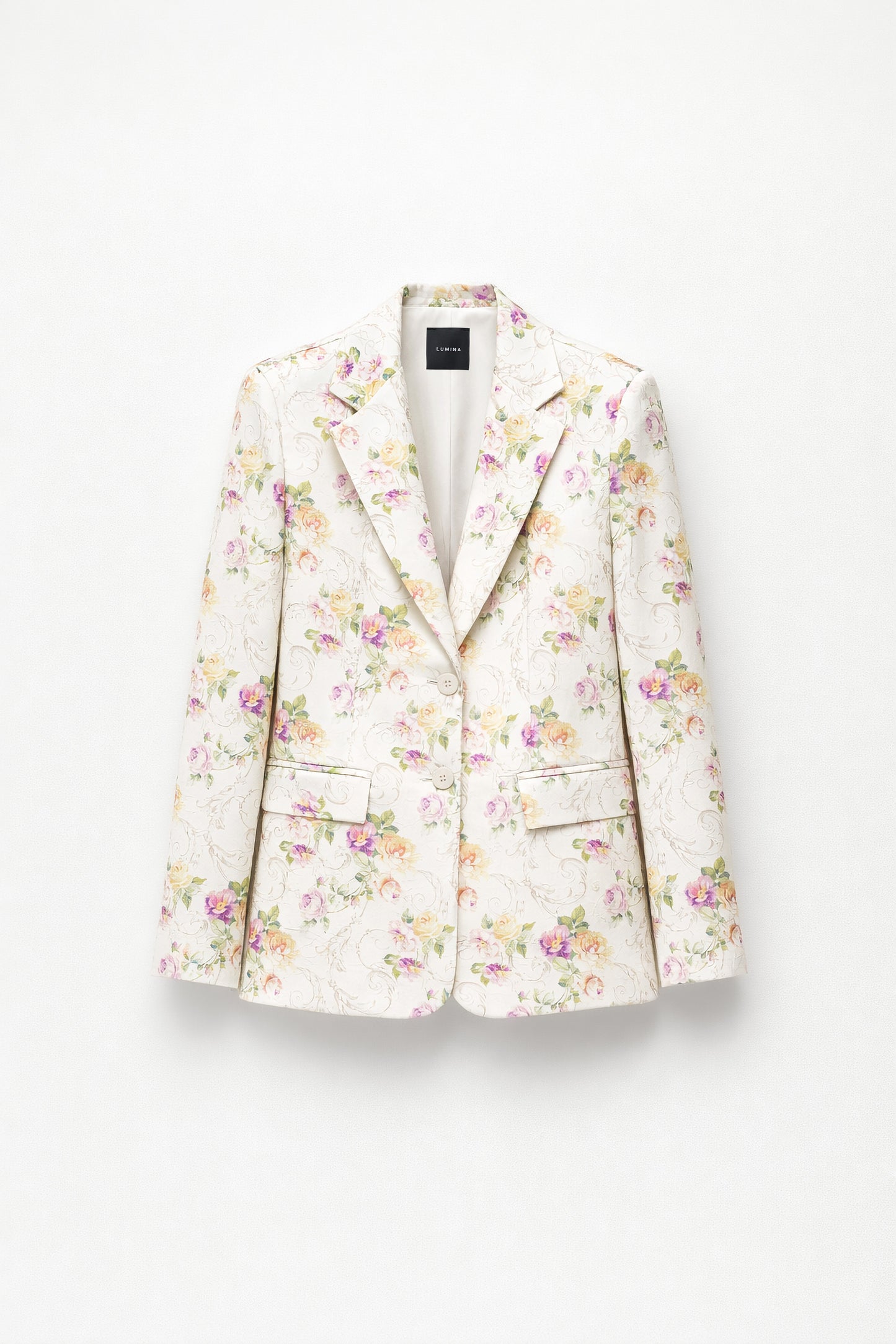 BLAZER FLORAL IRIS