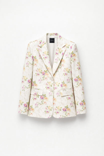 BLAZER FLORAL IRIS