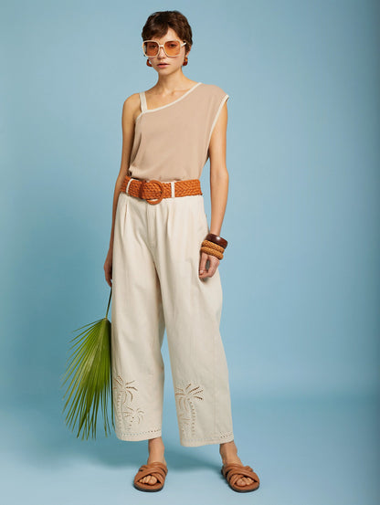 PANTALÓN PALM BEACH IVORY