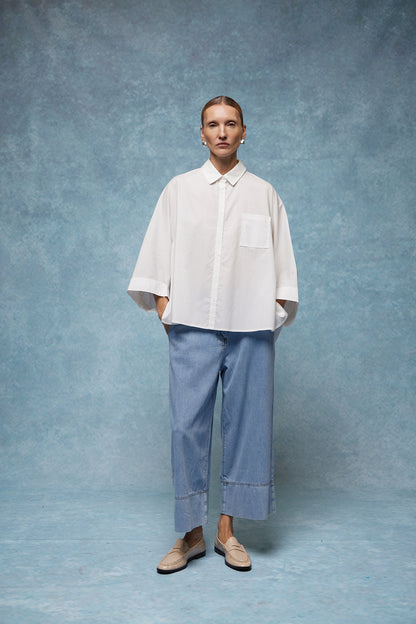 CAMISA OVERSIZED COTTI WHITE