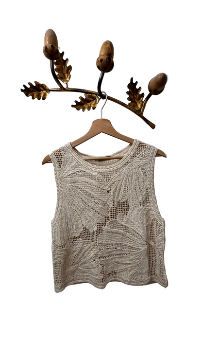 TOP MIREN CROCHET APRICOT