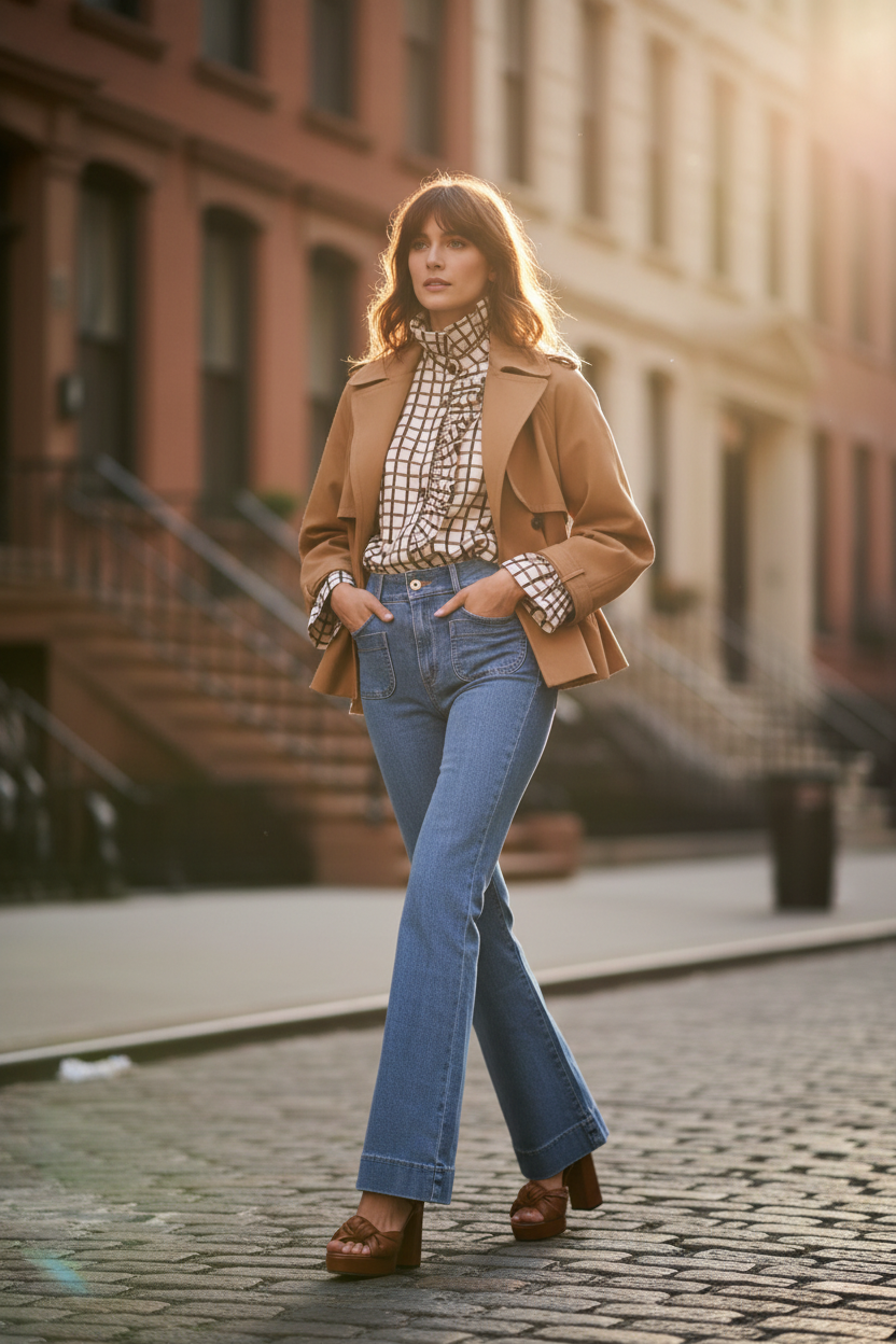 CAMISA BETTY MARRÓN