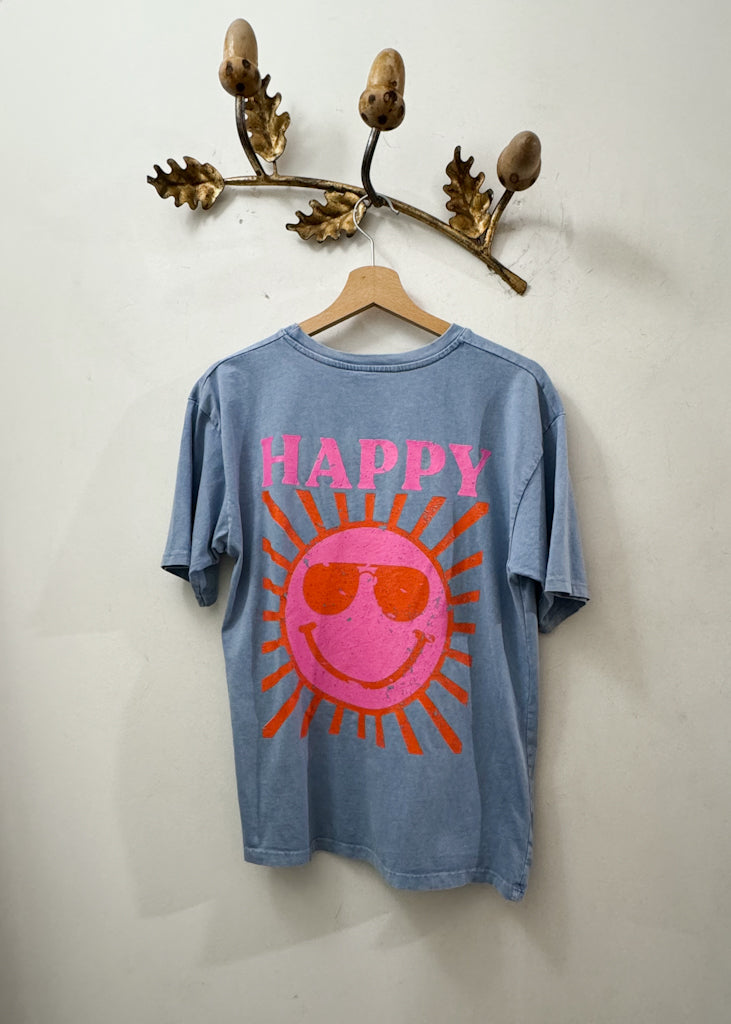 CAMISETA HAPPY BABY BLUE