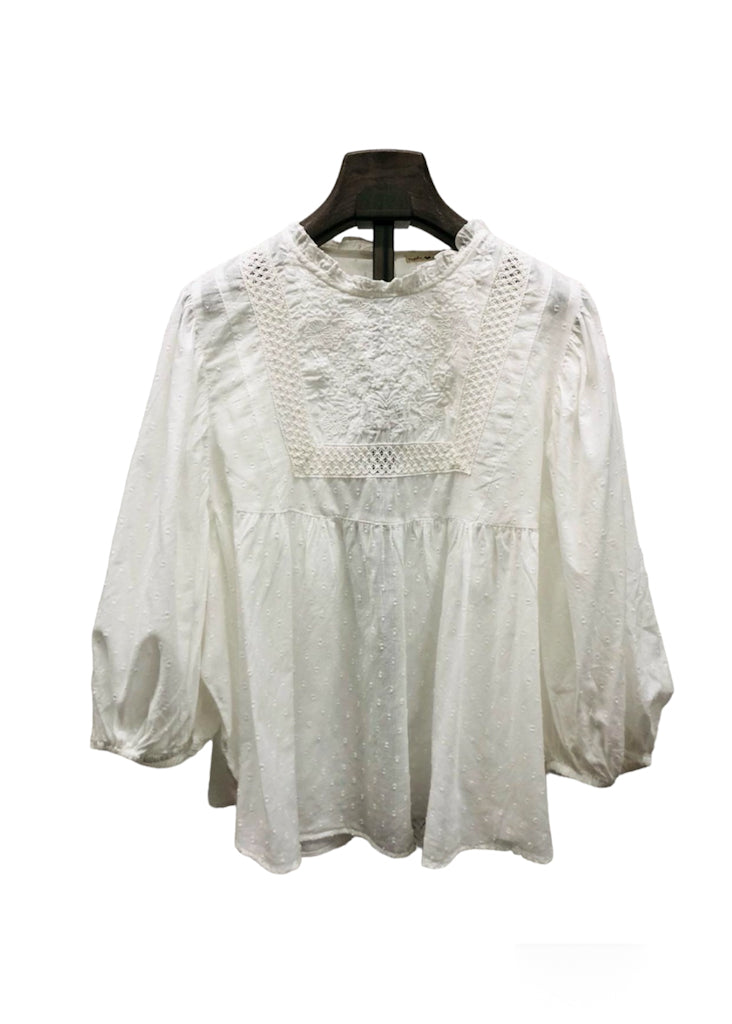 BLUSA PLUMETI KORA WHITE