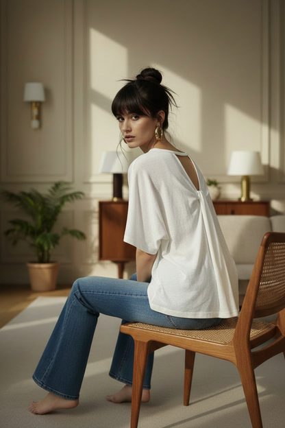 CAMISETA LORAINE ECRU