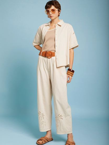 PANTALÓN PALM BEACH IVORY