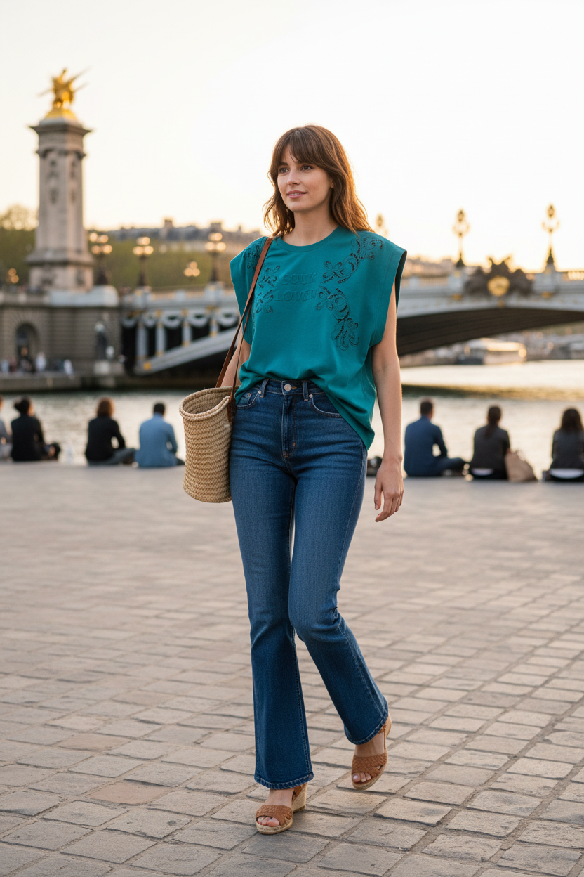 CAMISETA MATTEO TURQUOISE