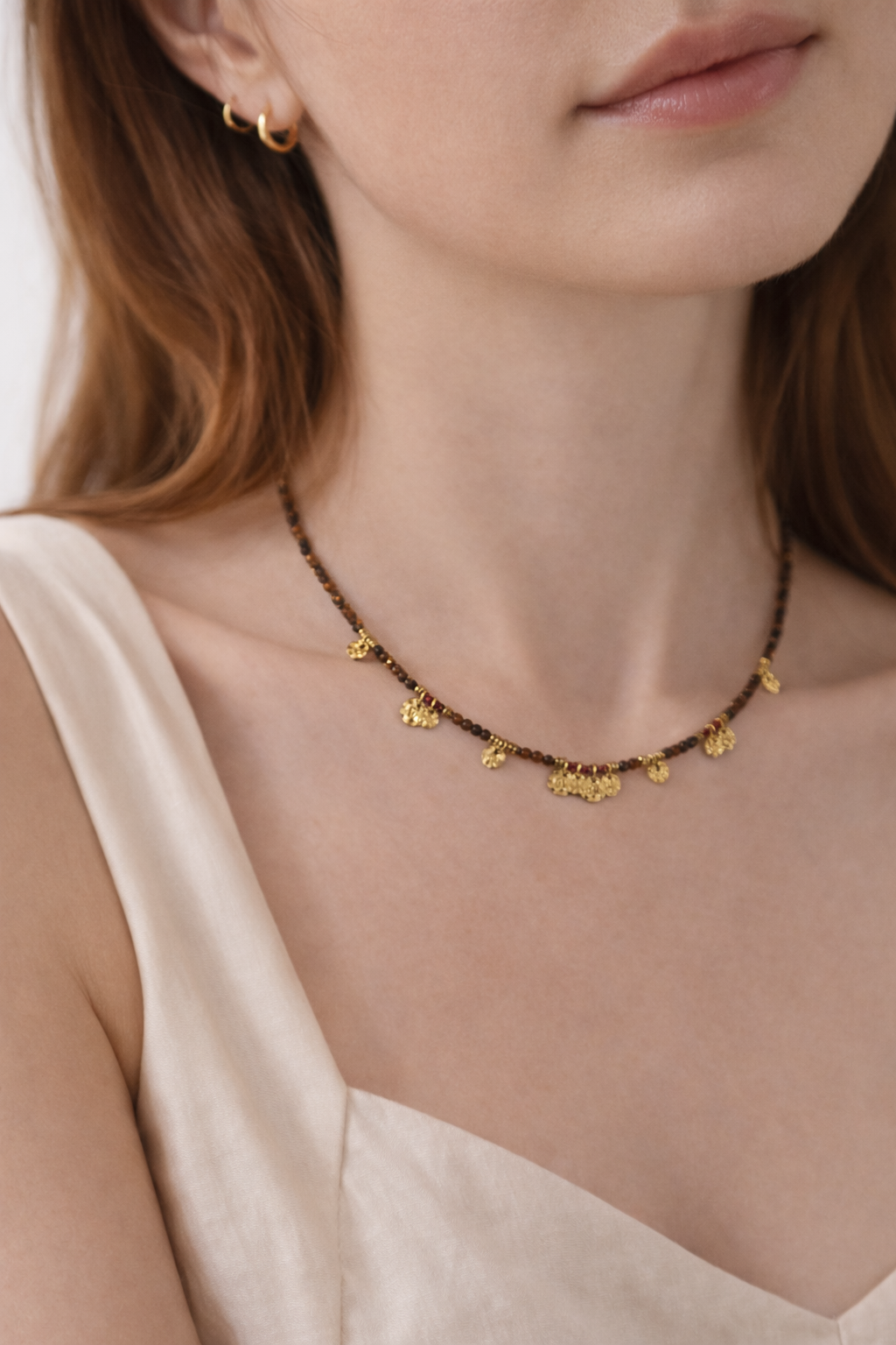 COLLAR CASIOPEA DARK BROWN