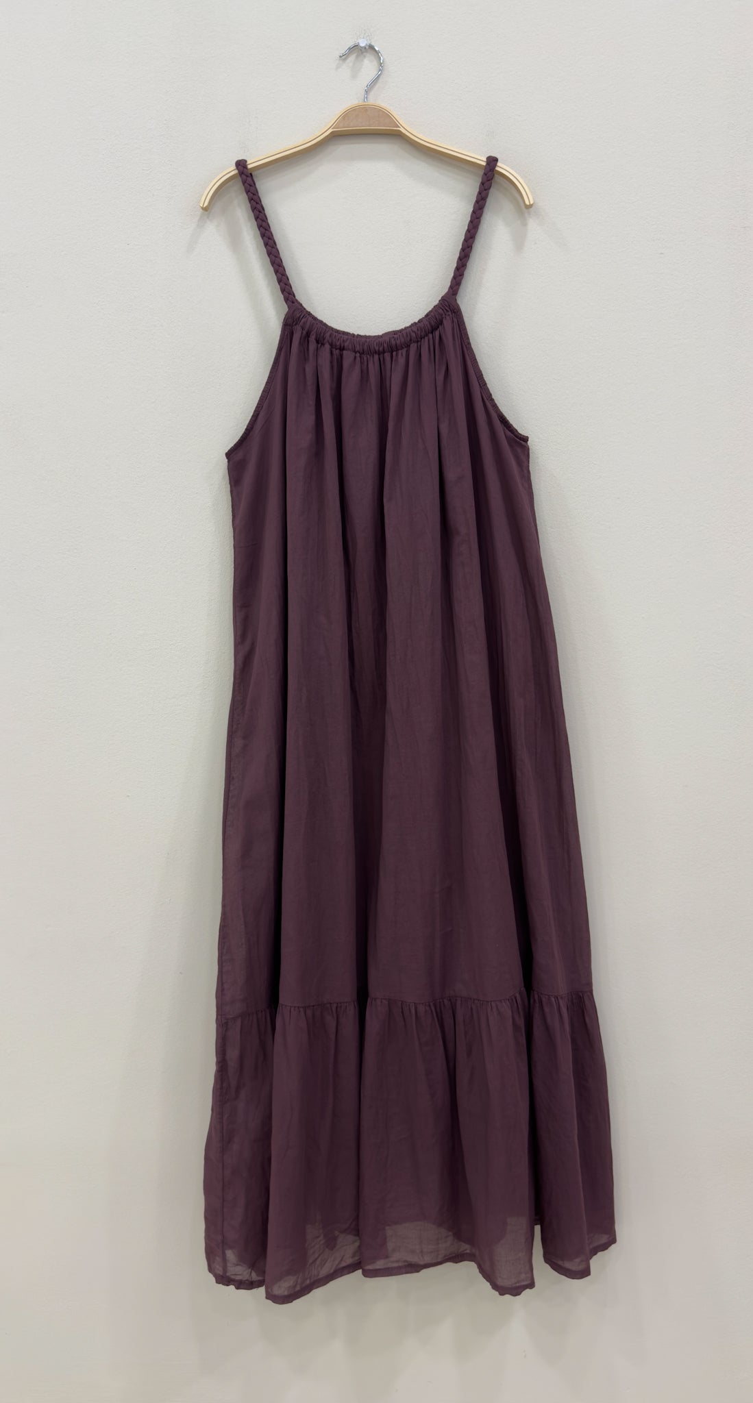 VESTIDO SKIATHOS AUBERGINE